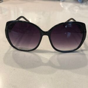 Cole Haan Black and Purple Sunglasses